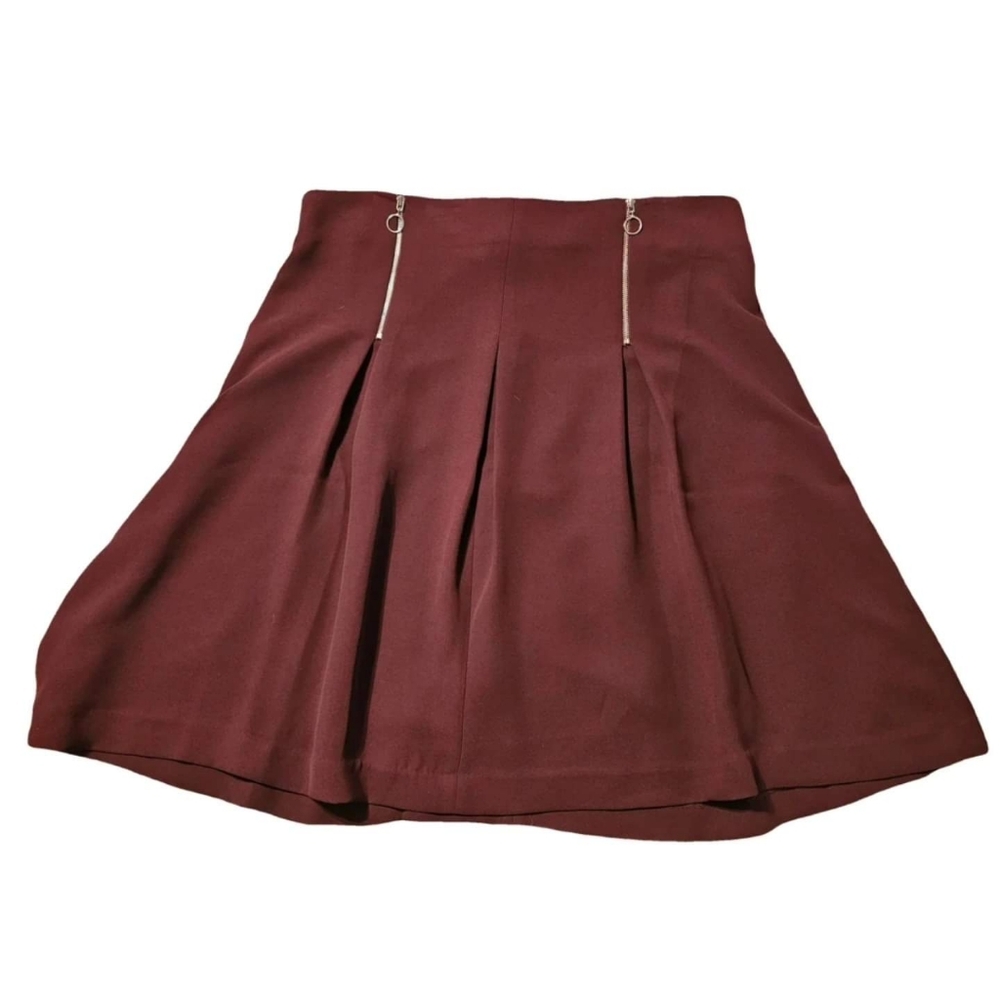 Ann Taylor Burgundy Skirt